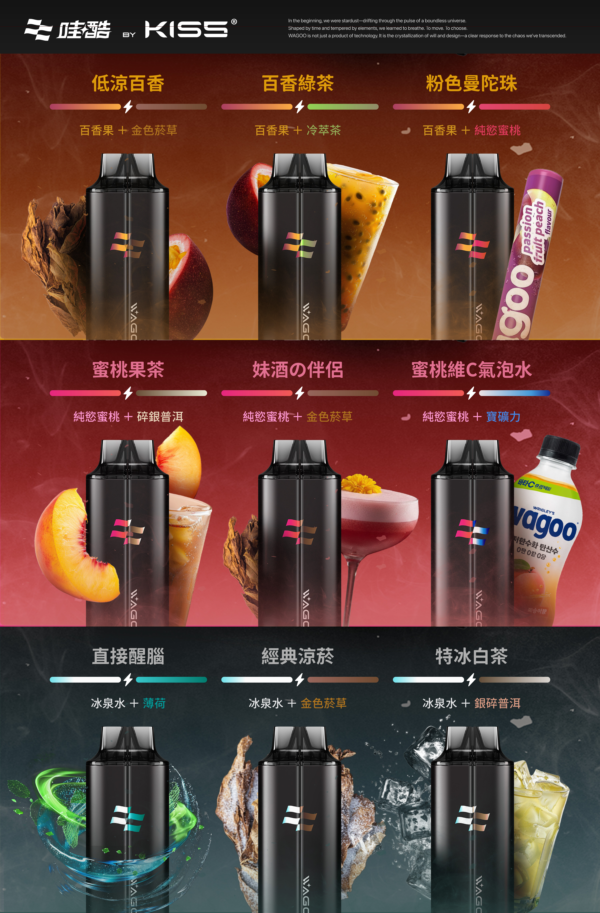 WAGOO哇酷抛棄式13000口 組合多達66種